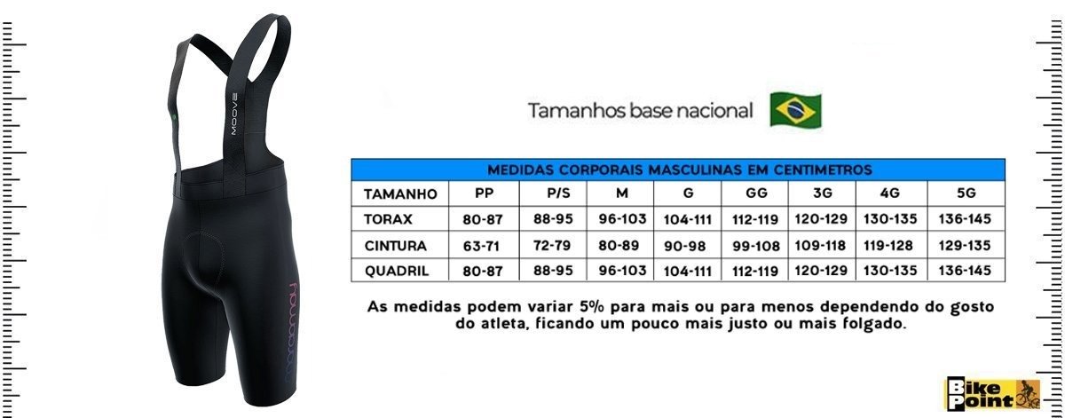 Bretelle de Ciclismo Marcio May Moove Gel Preto Bretelle de Ciclismo Marcio May Moove Gel Preto
