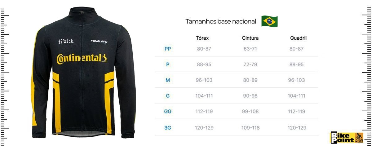 Jaqueta de Ciclismo Marcio May Continental Inverno Preta Jaqueta de Ciclismo Marcio May Continental Inverno Preta