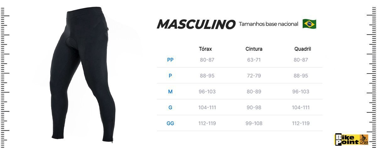 Calça de Ciclismo Marcio May Comfort Gel Preta Calça de Ciclismo Marcio May Comfort Gel Preta
