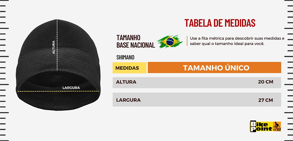 Gorro de Ciclismo Shimano Yuki Preto Gorro de Ciclismo Shimano Yuki Preto