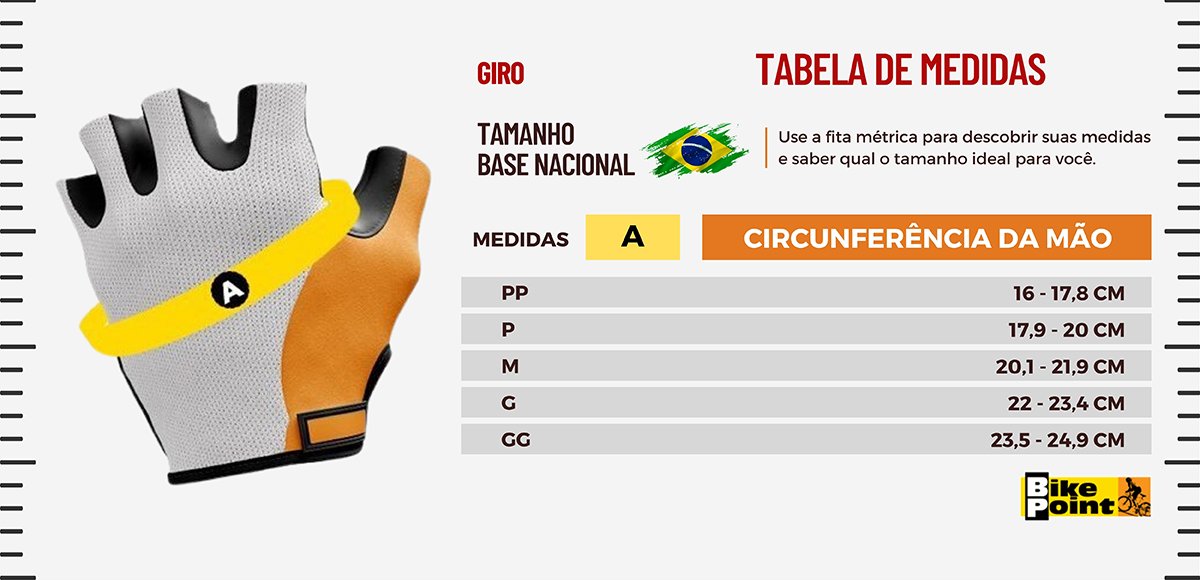 Luva de Ciclismo Giro Rodeo Preta Luva de Ciclismo Giro Rodeo Preta