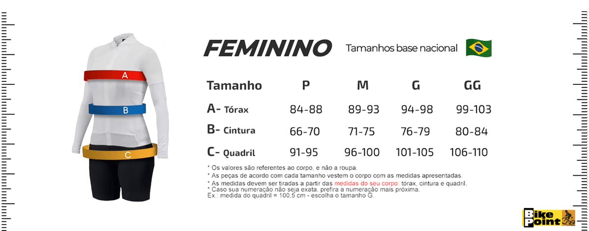 Camisa de Ciclismo Mauro Ribeiro Trace Manga Longa Feminina Camisa de Ciclismo Mauro Ribeiro Trace Manga Longa Feminina