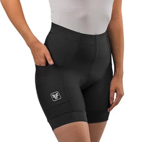 Bermuda de Ciclismo Free Force Basic Feminina Preta Bermuda de Ciclismo Free Force Basic Feminina Preta