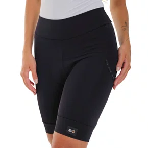 Bermuda de Ciclismo Marcio May Light Bag Feminina Preta