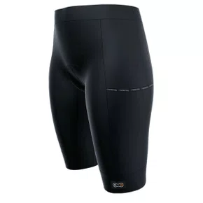 Bermuda de Ciclismo Marcio May Light Bag Feminina Preta Bermuda de Ciclismo Marcio May Light Bag Feminina Preta