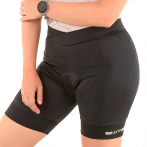 Bermuda de Ciclismo SportXtreme Comfort Feminina Preta - Bike Point
