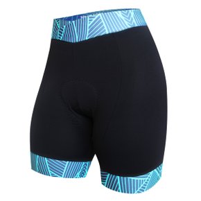 Bermuda de Ciclismo SportXtreme Sport Leaf Feminina Preta e Azul Bermuda de Ciclismo SportXtreme Sport Leaf Feminina Preta e Azul