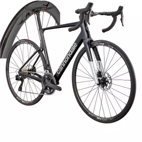 Bicicleta Cannondale Supersix EVO 3 105 Di2 + Roda de Carbono D50 Tubeless