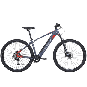 Bicicleta Elétrica Oggi Big Wheel 8.0 Cinza e Vermelha Bicicleta Elétrica Oggi Big Wheel 8.0 Cinza e Vermelha