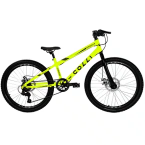 Bicicleta Infantil Colli Airon Aro 24 Disc Amarelo
