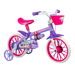 Bicicleta Infantil Nathor Violet Aro 12 Bicicleta Infantil Nathor Violet Aro 12