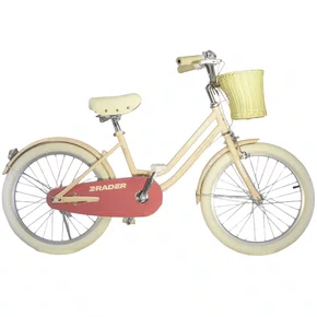 Bicicleta Infantil Z-Rader Princess Retro Aro 20 Bege
