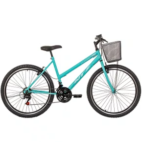 Bicicleta NTZ Mtb Aro 26 18 Vel Feminina