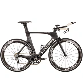 Bicicleta Specialized S-Works Shiv TT com Rodas Zipp em Carbono