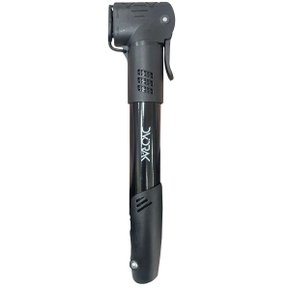 Bomba Ar de Bicicleta Dvorak Double Telescópica Alumínio Preta Bomba Ar de Bicicleta Dvorak Double Telescópica Alumínio Preta