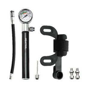 Bomba Ar de Bicicleta Rontek BBP-016 Mini Manômetro 150 PSI Bomba Ar de Bicicleta Rontek BBP-016 Mini Manômetro 150 PSI