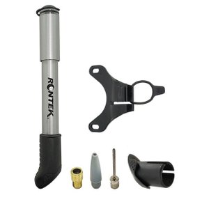 Bomba Ar de Bicicleta Rontek Mini Telescópica com Mangueira Bomba Ar de Bicicleta Rontek Mini Telescópica com Mangueira