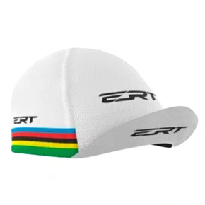 Boné de Ciclismo ERT Campeão Mundial Branco Boné de Ciclismo ERT Campeão Mundial Branco