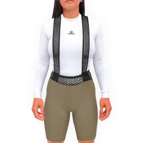 Bretelle de Ciclismo Barbedo Dolomites Feminino Bege Bretelle de Ciclismo Barbedo Dolomites Feminino Bege