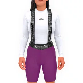 Bretelle de Ciclismo Barbedo Dolomites Feminino Roxo Bretelle de Ciclismo Barbedo Dolomites Feminino Roxo