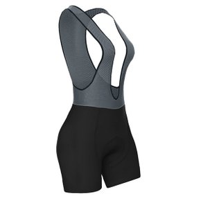 Bretelle de Ciclismo ERT Gel Feminino Preto e Cinza Bretelle de Ciclismo ERT Gel Feminino Preto e Cinza