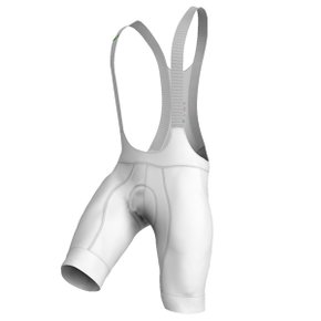 Bretelle de Ciclismo ERT Premium Blank Branco