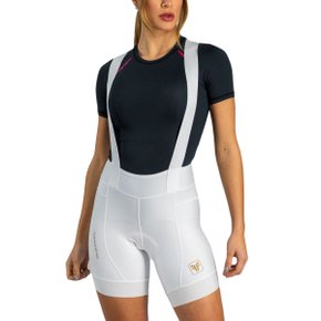 Bretelle de Ciclismo Free Force Training Feminino Branco Bretelle de Ciclismo Free Force Training Feminino Branco