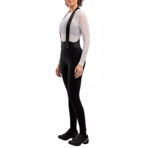 Calça Bretelle de Ciclismo Furbo Infraboost Arrivo HT90 Feminina Preta