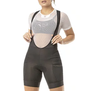 Bretelle de Ciclismo Furbo Montova Light Blade Feminino Preto
