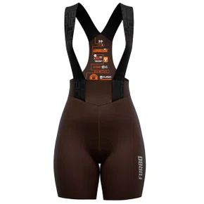 Bretelle de Ciclismo Furbo Unique 2.0 Feminino Marrom