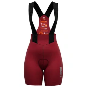 Bretelle de Ciclismo Furbo Unique 2.0 Feminino Vermelho