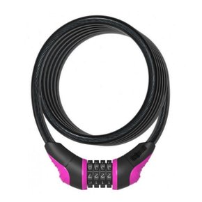 Cadeado para Bicicleta Onguard Rosa Espiral 12x1200mm Segredo Cadeado para Bicicleta Onguard Rosa Espiral 12x1200mm Segredo