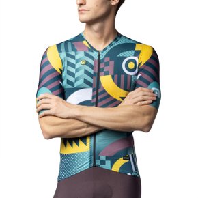 Camisa de Ciclismo ALÉ Games Verde