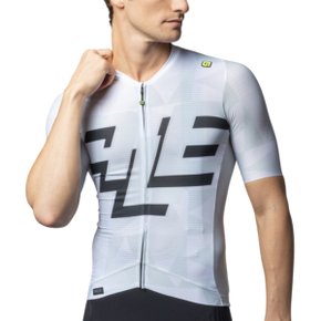 Camisa de Ciclismo ALÉ Multiverso Branca