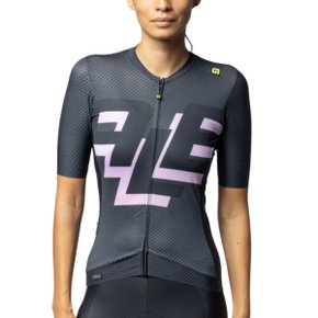 Camisa de Ciclismo ALÉ Multiverso Feminina Preta