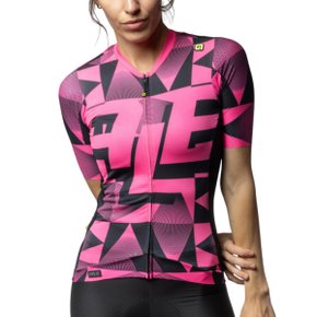 Camisa de Ciclismo ALÉ Multiverso Feminina Rosa