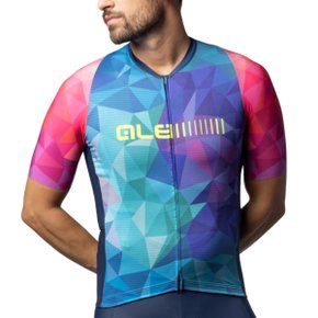 Camisa de Ciclismo ALÉ Valley Azul