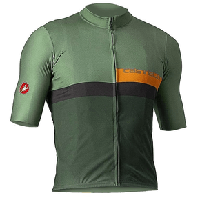 Camisa de Ciclismo Castelli A Blocco Verde Camisa de Ciclismo Castelli A Blocco Verde