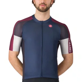 Camisa de Ciclismo Castelli Entrata VI Azul