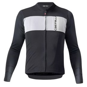 Camisa de Ciclismo Castelli Prologo 7 Manga Longa Preta