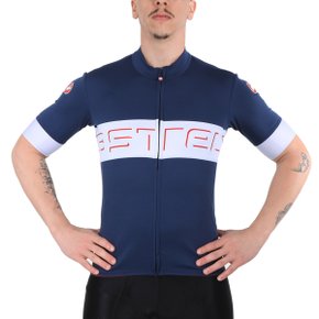 Camisa de Ciclismo Castelli Prologo VI Azul Camisa de Ciclismo Castelli Prologo VI Azul