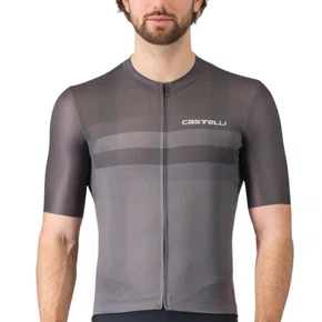 Camisa de Ciclismo Castelli Simbolo Cinza