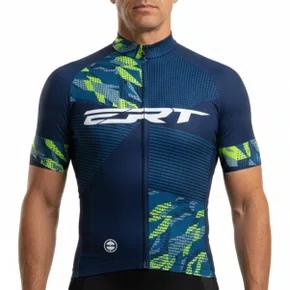 Camisa de Ciclismo ERT Classic Dots Azul