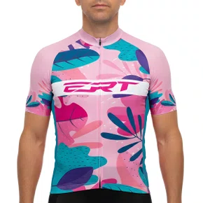 Camisa de Ciclismo ERT Classic Floral Rosa