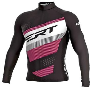 Camisa de Ciclismo ERT Classic Vegas Manga Longa Preta Camisa de Ciclismo ERT Classic Vegas Manga Longa Preta