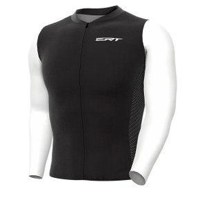 Camisa de Ciclismo ERT Euro Quartzo Manga Longa Preta