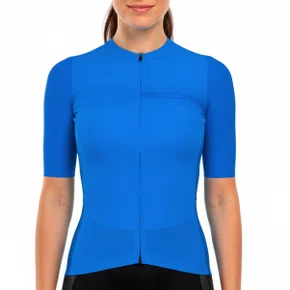Camisa de Ciclismo ERT Lady Feminina Azul