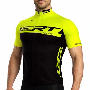 Camisa de Ciclismo ERT New Elite Racing Amarela