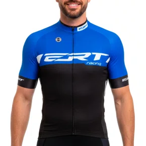 Camisa de Ciclismo Ert New Elite Racing Azul
