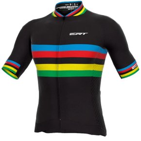 Camisa de Ciclismo ERT Premium Campeão Mundial Preta